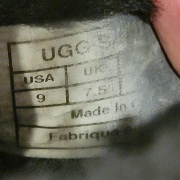 UGG Australia Classic Short II Woman's Boots Black Suede US Women Size 9 - Picture 15 of 16